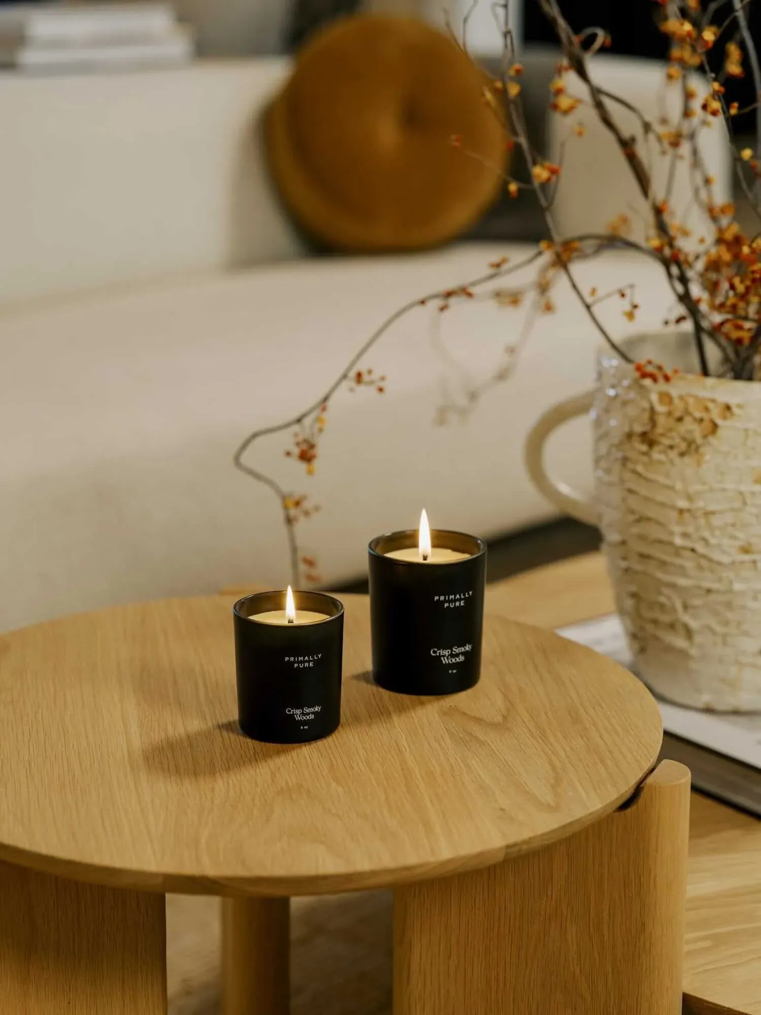 Crisp Smoky Woods Candle - Image 2